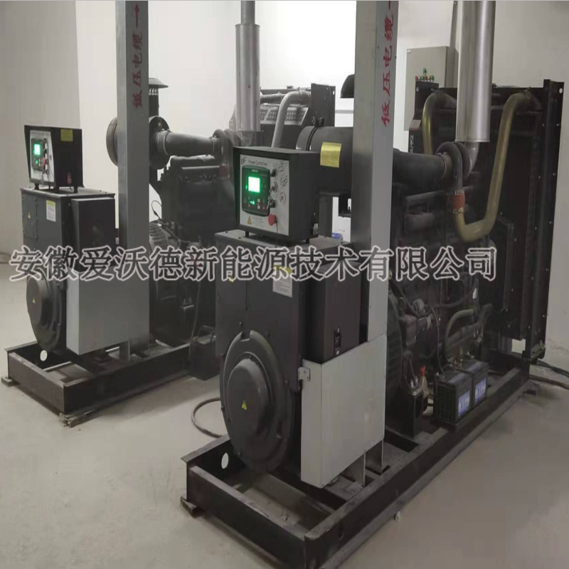 安徽阜阳某小区300KW机组安装成功