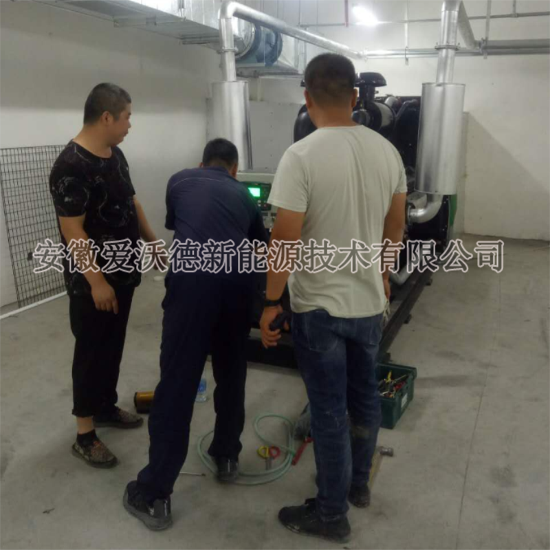 安徽利辛某小区500KW发电机组安装成功