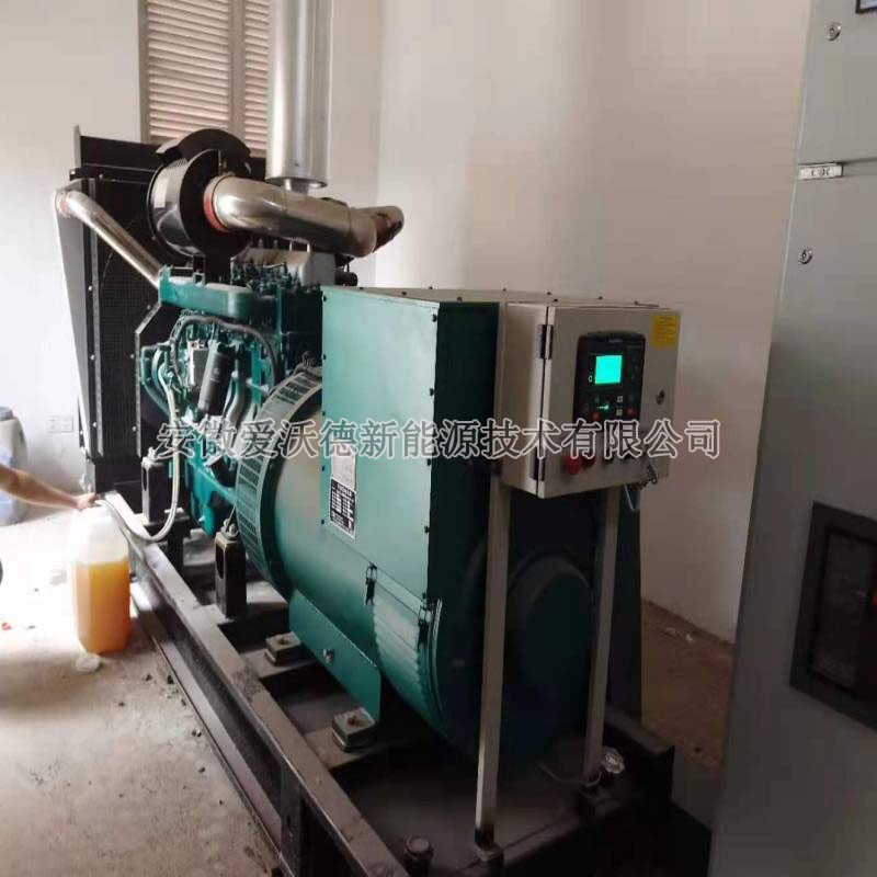 某中学北校区发电机组安装调试成功