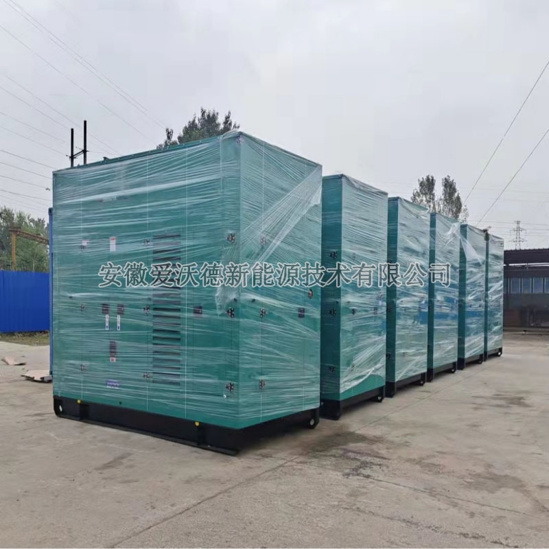 淮南煤层气供应站6台100KW机组成功就位