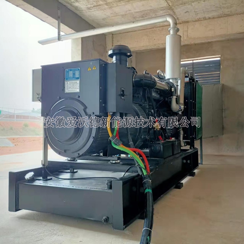 黄梅正方农牧业300KW上柴发电机组成功安装调试